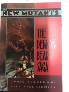 The New Mutants The Demon Bear Saga (1990) Marvel TPB SC Chris Claremont