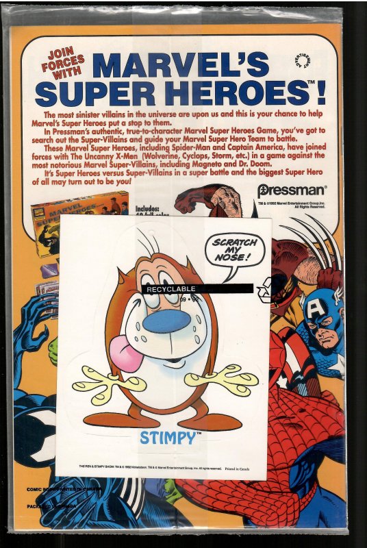 STUNNER!!The Ren & Stimpy Show #1 (1992) NM 9.6-9.8 WAREHOUSE UNREAD PREBAGGED!