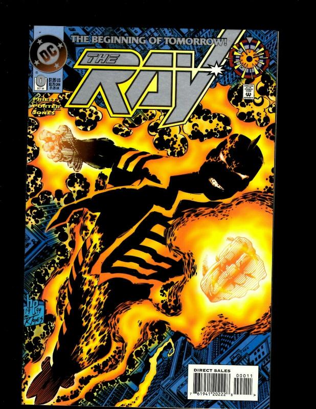 13 DC Comic Books The Ray #1 2 3 + Back In A Blaze #1 2 3 4 5 6 7 8 Ray #0 J397