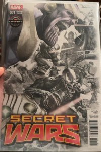 Secret Wars #1 GameStop Sketch Cover (2015) The Thing 