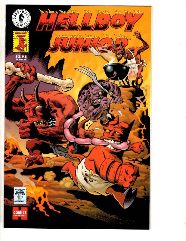 7 Comics Hellboy Junior 1 2 Nevermen 1 DHP 142 143 Corpse HB Weird Tales 6 TD10