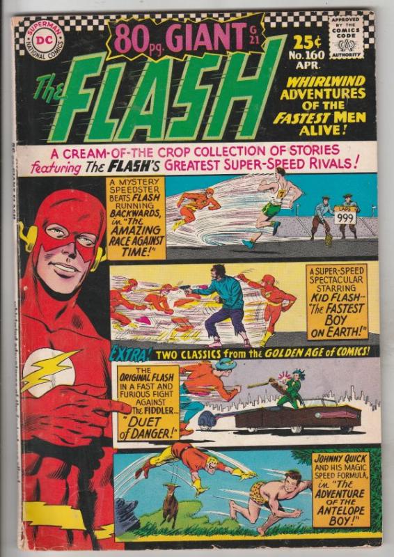 Flash, The #160 (Apr-66) VG/FN Mid-Grade Flash