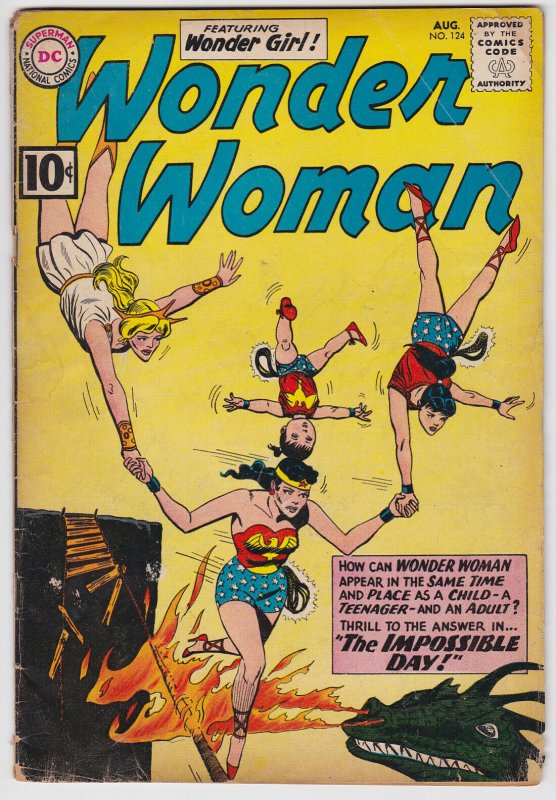 Wonder Woman #124 (Aug 1961) 2.5 GD+ DC