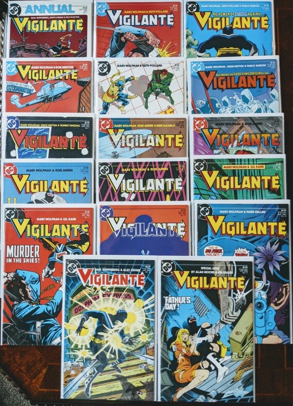 Vigilante Comic Lot #1 - #17. NM condition on all! Beautiful!!