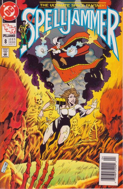 Spelljammer #8 (Newsstand) VG ; DC | low grade comic TSR Joe Quesada