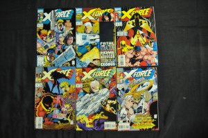 X-FORCE 1981 LOT OF 24 COMICS... RUN#1-10x216-18,21,21,25-33,38   VF - NM