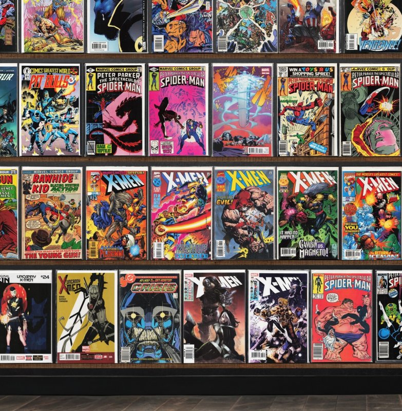 Huge Lot 130+ Comics with X-Men, The Spectacular Spider-Man & More!