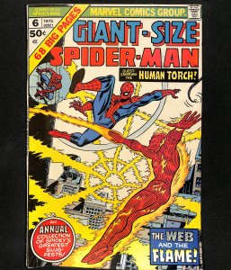 Giant-Size Spider-Man #6 Human Torch!