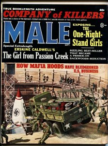 Male Sept 1965-mort kunstler cvr-nazi missile cover-KKK-pulp 