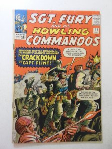 Sgt. Fury #11 (1964) VG Condition stamp interior front/back cover