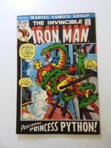 Iron Man #50 (1972) FN condition stain back cover