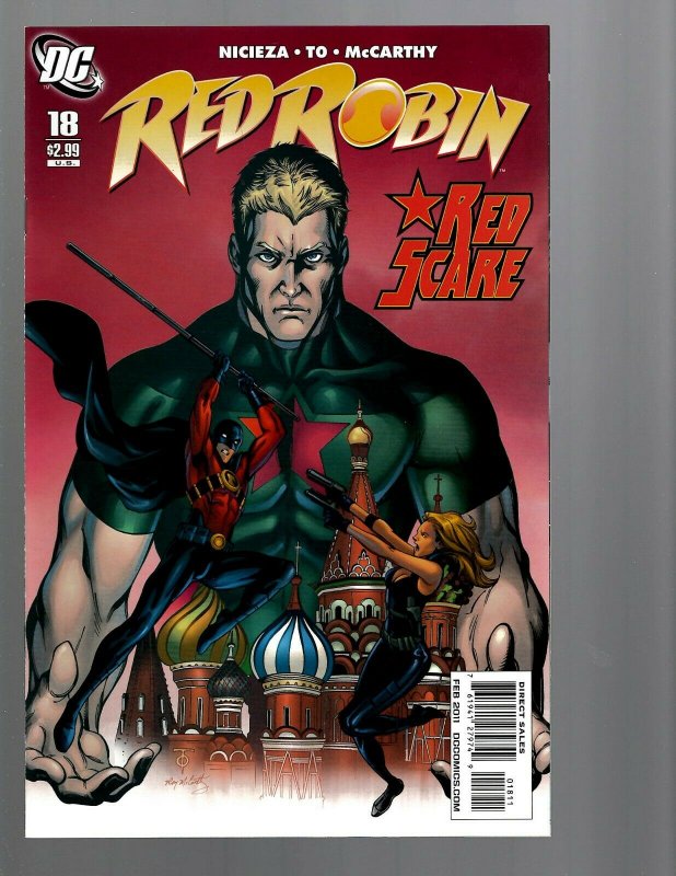 10 DC Comics Red Robin # 13 14 15 16 18 19 20 22 23 24 J439