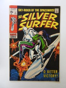 The Silver Surfer #11 (1969) VG+ condition rusty staples