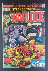 Strange Tales (1951) #181 FN+ (6.5) Jim Starlin Cover Art 1st Full App Gamora