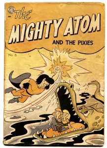 Mighty Atom #6-first issue-1949-alligator cover-rare ME comic