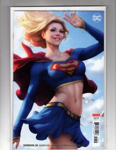 Supergirl #28 (2019) Beautiful Artgerm Lau Variant Cover / ID#31