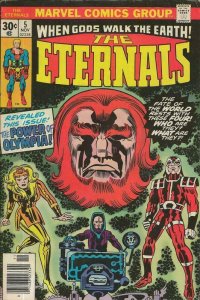 Eternals #5 ORIGINAL Vintage 1976 Marvel Comics 1st Thena Makkari Domo + Zuras
