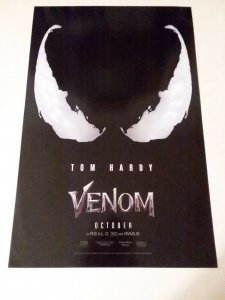 VENOM - OFFICIAL MOVIE POSTER - SONY PICTURES - FREE SHIPPING 