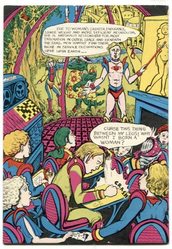Wimmen's Comix #3 1974- 2nd print- underground VG