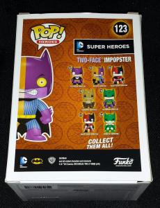 Batman as Two-Face ImPOPster Funko Vinyl Figure #123 (DC Super Heroes) New!