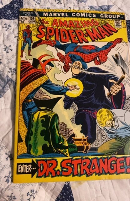 The Amazing Spider-Man #109 (1972)enter dr strange