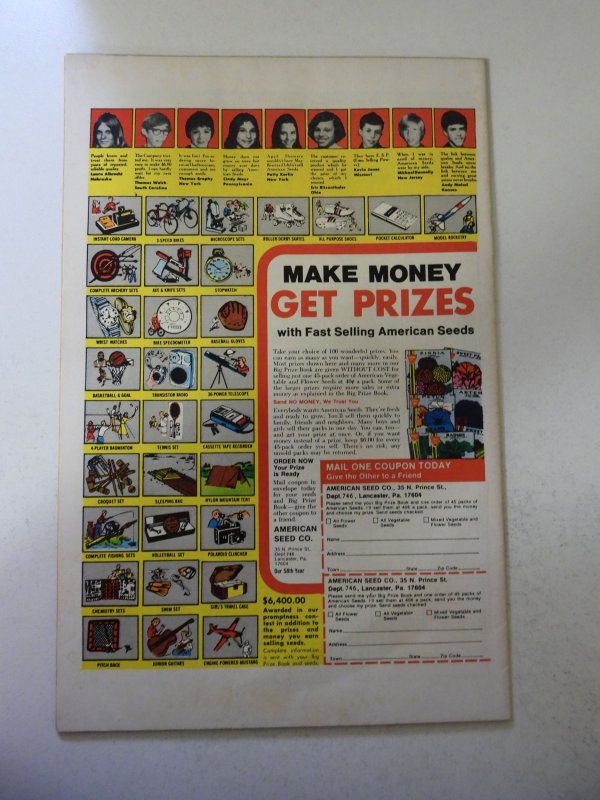 Iron Fist #12 (1977) VG Condition centerfold detached at 1 staple