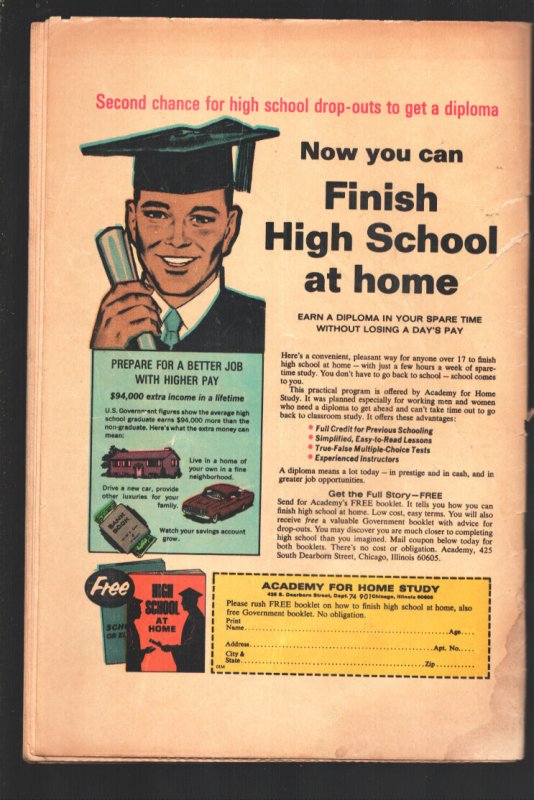 Yogi Bear #3  1971 - Charlton  -FR/G - Comic Book