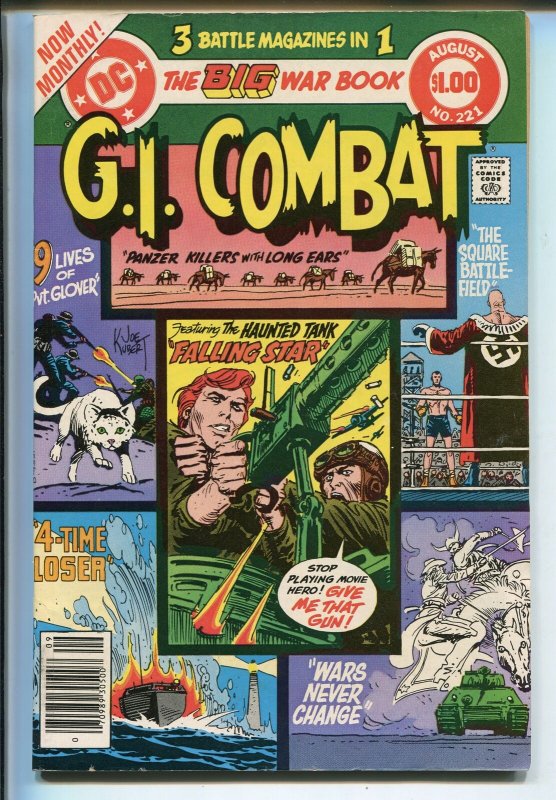 G.I. COMBAT #221 1980-DC-THE HAUNTED TANK- GLANZMAN-DICK AYERS-KUBERT-nm minus