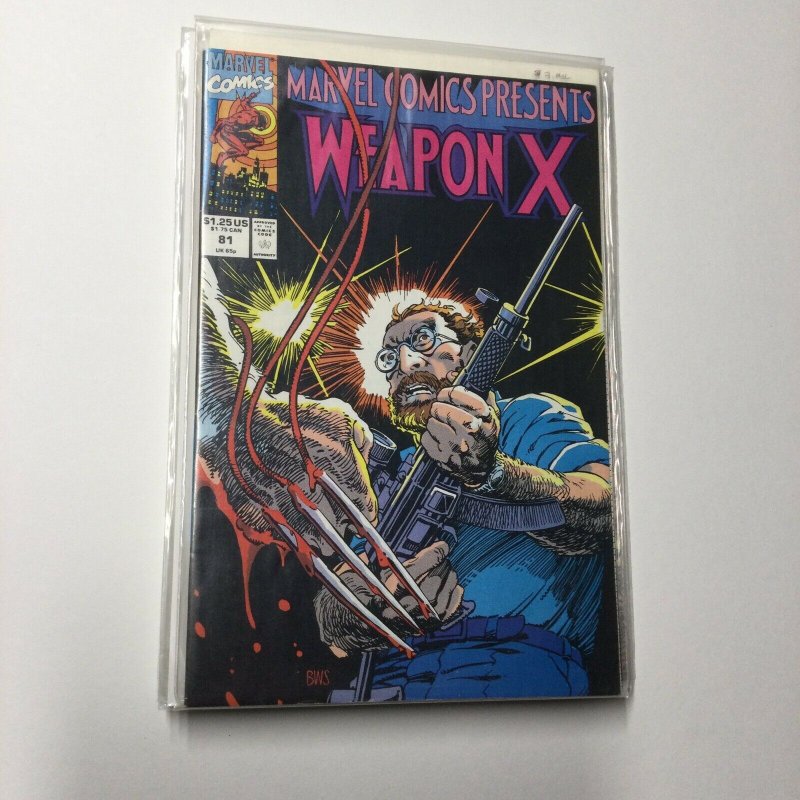 Marvel Comics Presents Weapon x 81 NM Near Mint