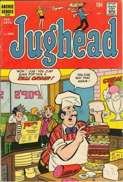 Jughead (Vol. 1) #200 FAIR ; Archie | low grade comic January 1972 Ice Cream Cov