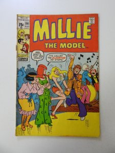 Millie the Model #191 (1971) VG condition top staple detached from cover
