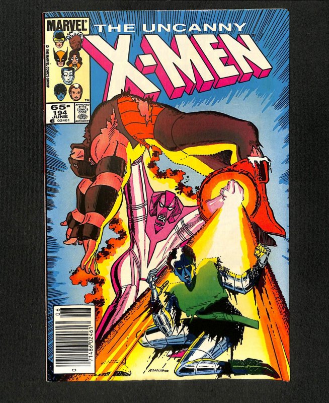 Uncanny X-Men #194 Newsstand Variant