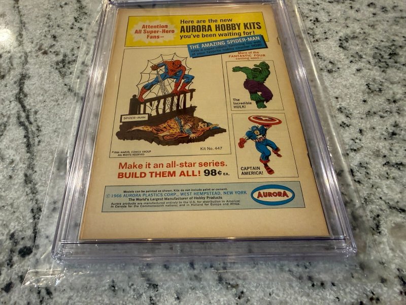 Fantastic Four # 59 CGC Graded 7.0 Marvel Comic Book 1967 Inhumans Dr. Doom JH28