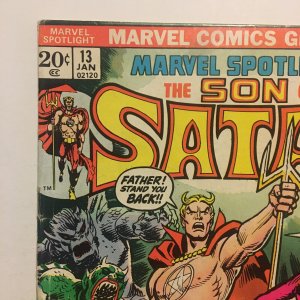 Marvel Spotlight #13 Origin Story 2nd Satana 1st Victoria Hellstrom 1974 Key