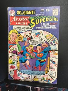 Action Comics #360  (1968) mid high grade giant size Supergirl key! FN/VF Wow