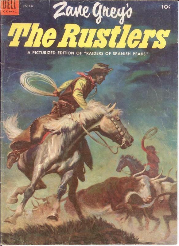 ZANE GREY F.C. 532 G-VG Feb.-April 1954 COMICS BOOK