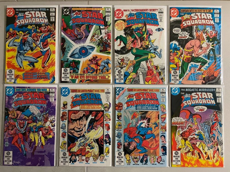 All-Star Squadron comics lot #1-31 + 2 annual 33 diff avg 7.0 (1981-84)