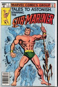 Tales to Astonish #1 (1979) Namor the Sub-Mariner