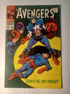 Avengers #56 VG/FN Bucky Origin Marvel Comics c269