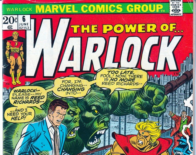 Power of Warlock # 6 1st Appearance of The Brute !