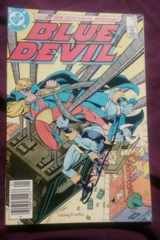 blue devil #8 signed by gary cohn rare dc comics comic book cool vintage sweet!!