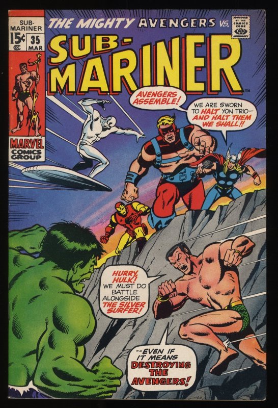 Sub-Mariner #35 2nd Appearance Defenders! Sub-Mariner!