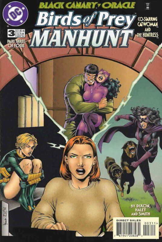 Birds of Prey: Manhunt #3 VF/NM; DC | save on shipping - details inside