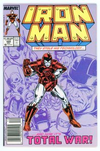 Iron Man #225 Bob Layton Jim Rhodes Armor Wars Newsstand VF