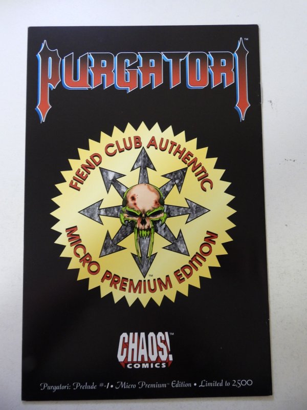 Purgatori: The Vampires Myth #-1 Micro-Premium Edition Cover (1996) VF Condition