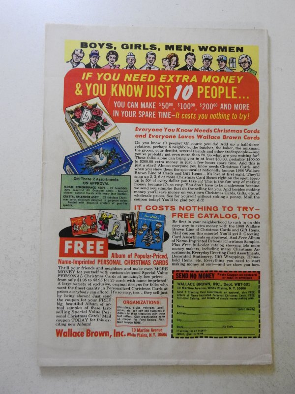 The Incredible Hulk Annual #1 (1968) VG Condition moisture stain