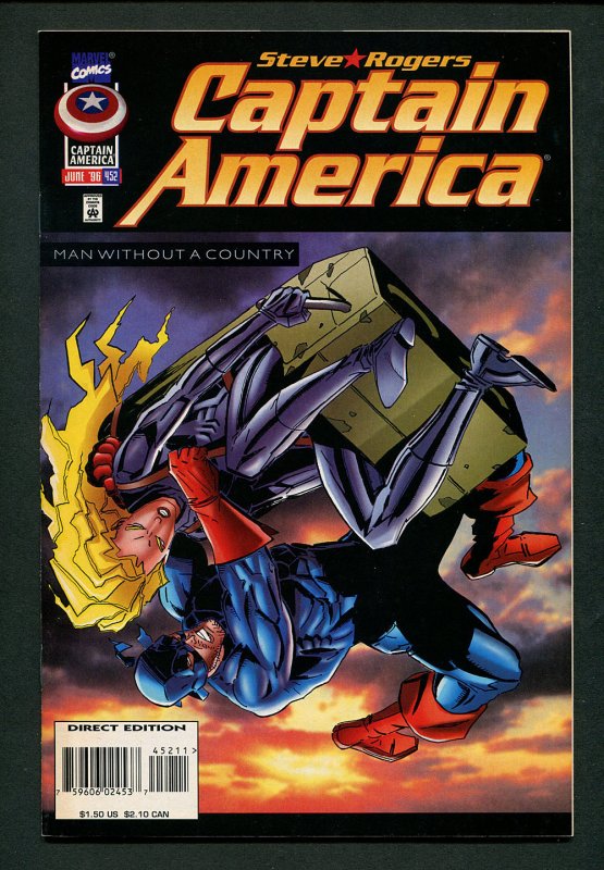 Captain America #450 - #453 SET (VFN-NM) Final Story Arc / 1st Series 1968