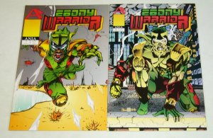 Ebony Warrior #1-2 VF/NM complete series  black super hero afrocentric set lot