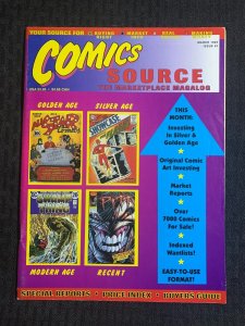 1993 COMIC SOURCE Marketplace Magazine #2 FN+ 6.5 Pitt / Swamp Thing