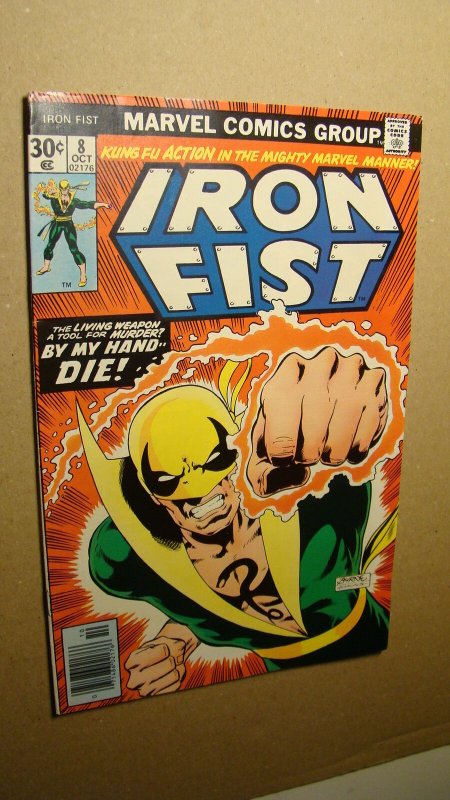 IRON FIST 8 *HIGH GRADE* VS CHAKA 1ST APPEARANCE PETER PARKER/MJ JOHN BYRNE ART